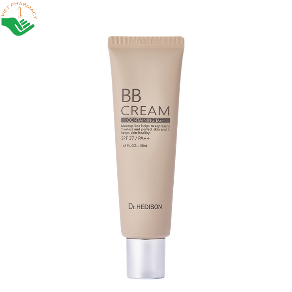 Kem trang điểm EGF Blemish Balm Dr.Hedison giúp che khuyết điểm và chống nắng cho da (Tuýp 50ml)