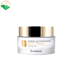 Kem vàng 24K Gold Activation Rich Cream Dr.Hedison dưỡng sáng da và hỗ trợ giảm nếp nhăn (Hũ 50ml)