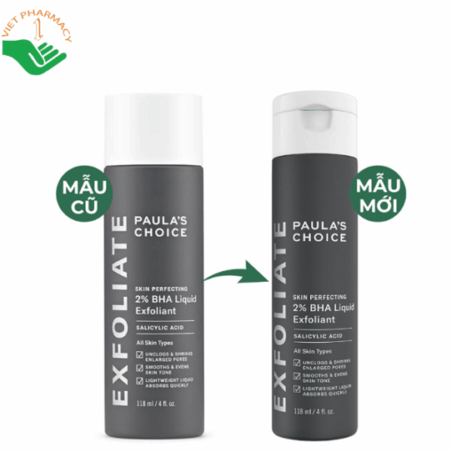 Loại bỏ tế bào chết dạng gel Skin Perfecting 2% BHA Paula's Choice giảm mụn và thu nhỏ lỗ chân lông (Chai 100ml)