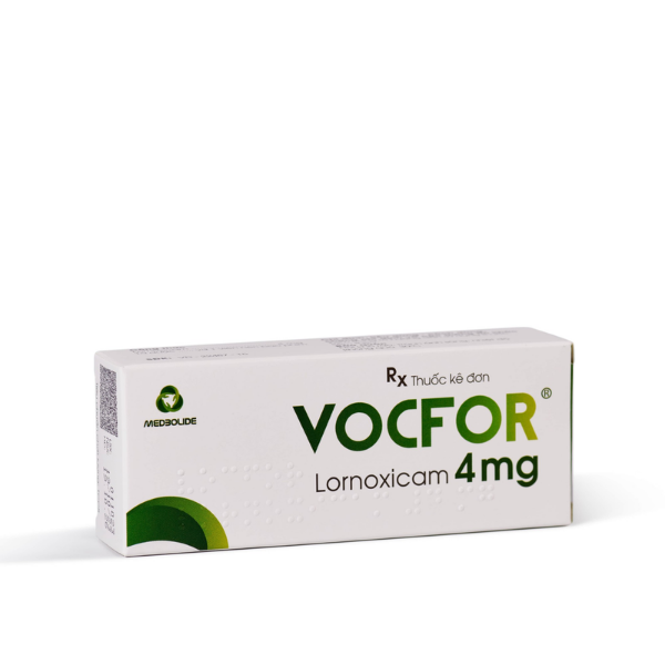 Thuốc giảm đau xương khớp Lornoxicam tablets 4mg Flamingo (Hộp 1 vỉ x 10 viên)