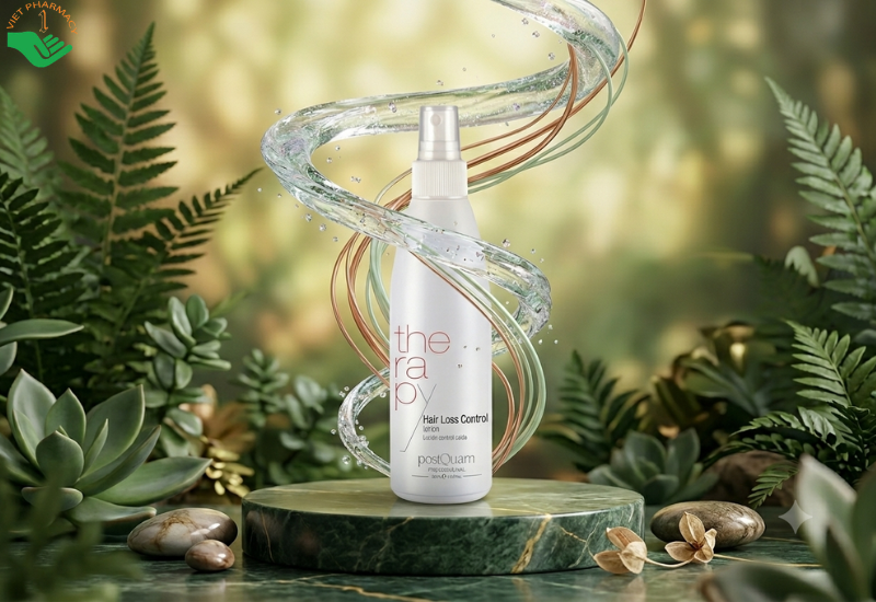 Lotion dưỡng da đầu Hair Loss Control PostQuam hỗ trợ giảm gãy rụng, phục hồi và kích thích mọc tóc (Chai 200ml)