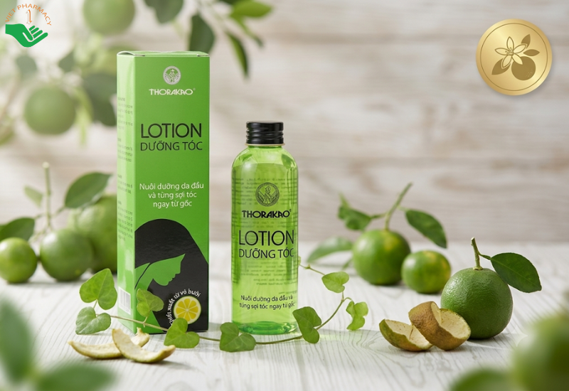 Lotion dưỡng tóc tinh dầu bưởi Thorakao kích thích mọc tóc và giảm rụng tóc (Chai 150ml)