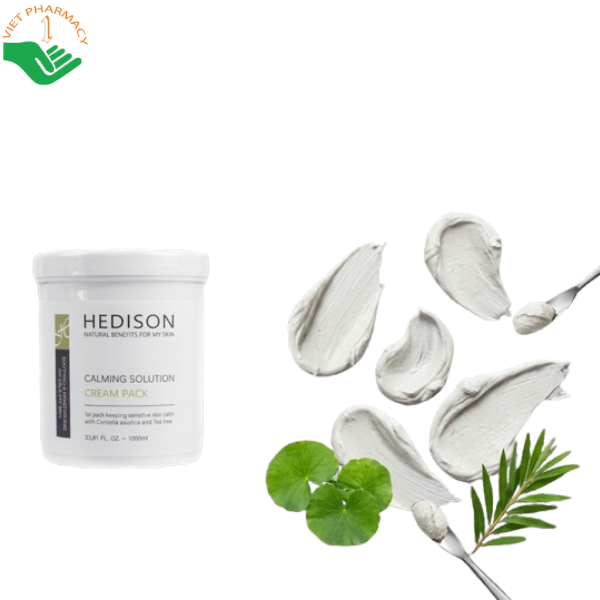 Mặt nạ Calming Solution Cream Pack Dr.Hedison tăng cường độ ẩm và làm dịu da nhạy cảm (Hũ 1000ml)