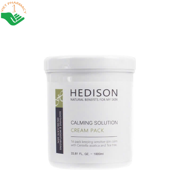 Mặt nạ Calming Solution Cream Pack Dr.Hedison tăng cường độ ẩm và làm dịu da nhạy cảm (Hũ 1000ml)