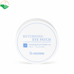 Mặt nạ dưỡng ẩm cho mắt Returning Eye Patch Dr.Hedison làm sáng và hỗ trợ trẻ hóa vùng mắt (Hộp 60 miếng)