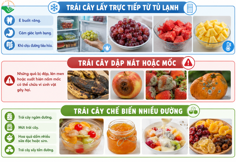 Những loại trái cây sau sinh mẹ nên hạn chế