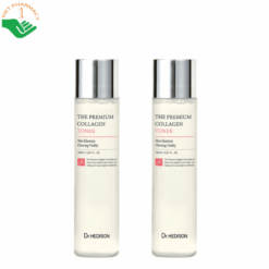 Nước hoa hồng Collagen cao cấp The Premium Collagen Toner Dr.Hedison hỗ trợ làm chậm quá trình lão hóa (Chai 150ml)