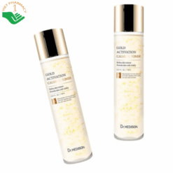 Nước hoa hồng Gold Activation Calming Toner Dr.Hedison cân bằng độ pH và làm dịu da (Chai 150ml)