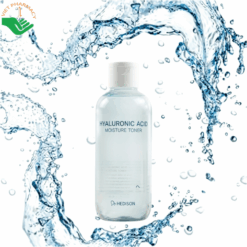 Nước hoa hồng Hyaluronic Acid Moisture Toner Dr.Hedison duy trì độ trong da lên đến 24 giờ (Chai 300ml)