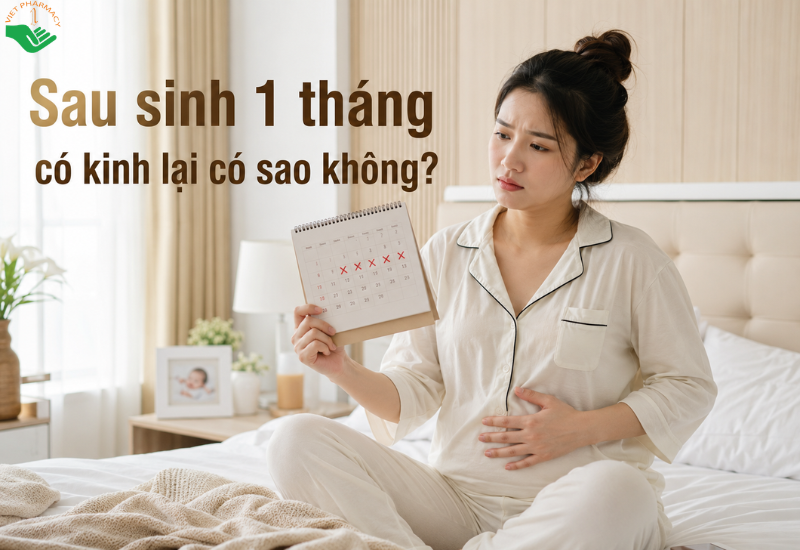 Sau sinh 1 tháng có kinh lại có sao không?