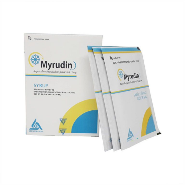 Siro dị ứng Myrudin Meyer-BPC (Hộp 20 gói x 5ml)