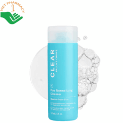 Sữa rửa mặt Clear Pore Normalizing Cleanser Paula's Choice làm sạch da và giảm dầu thừa (Chai 177ml)