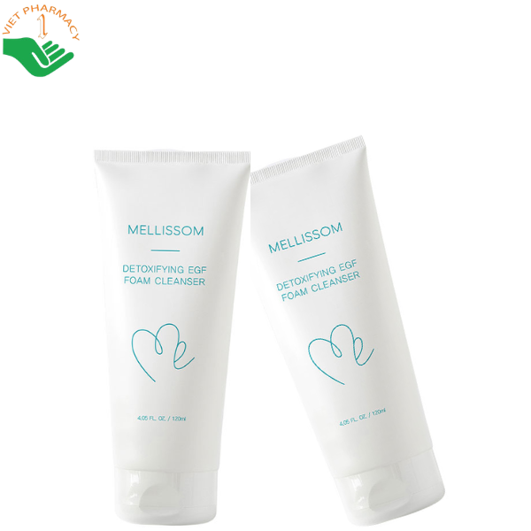 Sữa rửa mặt thải độc EGF Detoxifying EGF Foam Cleanser Dr.Hedison làm sạch sâu, loại bỏ dầu thừa và bụi bẩn trên da (Tuýp 120ml)