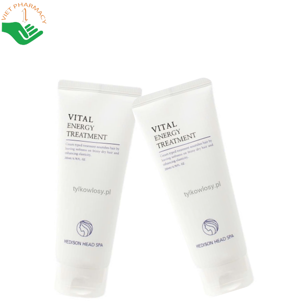 Tẩy tế bào chết da dầu Vital Energy Solution Dr.Hedison cân bằng dầu thừa và giảm ngứa da đầu (Tuýp 500ml)
