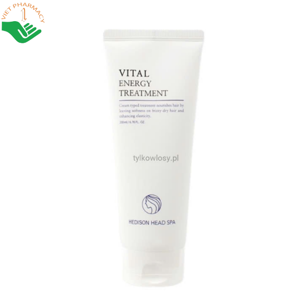 Tẩy tế bào chết da dầu Vital Energy Solution Dr.Hedison cân bằng dầu thừa và giảm ngứa da đầu (Tuýp 500ml)