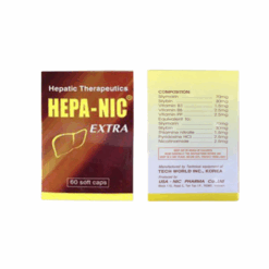 Thuốc bao đường trị bệnh gan Hepa-NIC 70mg USA - NIC (Hộp 10 vỉ x 10 viên)