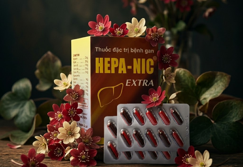 Thuốc bao đường trị bệnh gan Hepa-NIC 70mg USA - NIC (Hộp 10 vỉ x 10 viên)