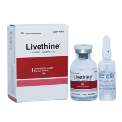 Thuốc bột đông khô pha tiêm điều trị bệnh gan Livethine Bidiphar (Hộp 1 lọ)