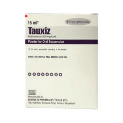 Thuốc bột pha hỗn dịch uống Tauxiz Beximco (Hộp 1 chai pha 15ml)