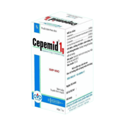Thuốc bột pha tiêm Cepemid 1g Minh Dân (Hộp 1 lọ 20ml)