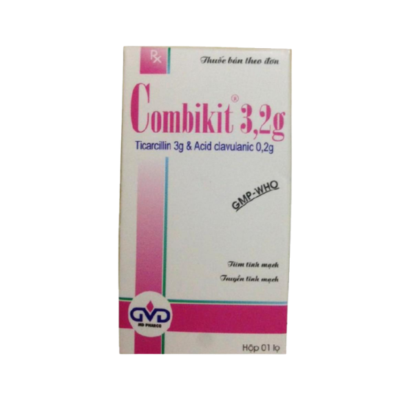 Thuốc bột pha tiêm Combikit 3,2g Minh Dân (Hộp 1 lọ)