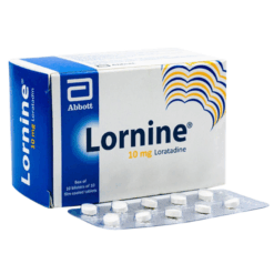Thuốc chống dị ứng Lornine 10mg Glomed (Hộp 10 vỉ x 10 viên)