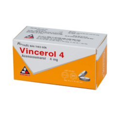 Thuốc chống đông máu Vincerol 4mg Vinphaco (Hộp 3 vỉ x 10 viên)