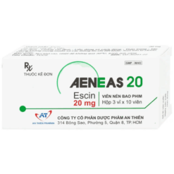Thuốc chống phù nề Aeneas 20 An Thiên (Hộp 3 vỉ x 10 viên)