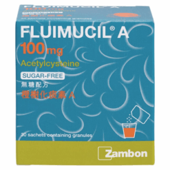 Thuốc cốm tiêu nhầy Fluimucil A 100 Inpharzam (Hộp 30 gói)