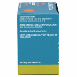 Thuốc cốm tiêu nhầy Fluimucil A 100 Inpharzam (Hộp 30 gói)