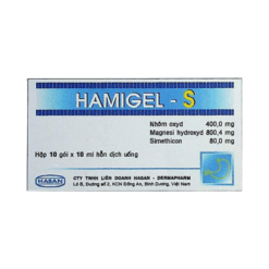 Thuốc dạ dày Hamigel-S Hasan (Hộp 20 gói x 10ml)