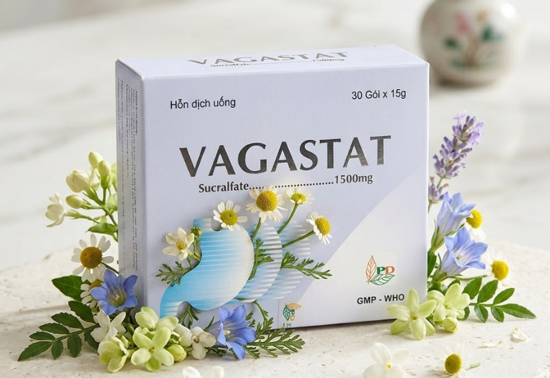 Thuốc dạ dày Vagastat Phương Đông (Hộp 20 gói x 15g)