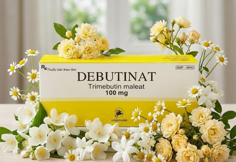 Thuốc điều trị rối loạn tiêu hóa Debutinat Dược phẩm Đồng Nai (Hộp 2 vỉ x 10 viên)
