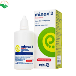 Thuốc điều trị rụng tóc Minox 20mg Edol kích thích mọc tóc và giảm rụng tóc (Chai 100ml)
