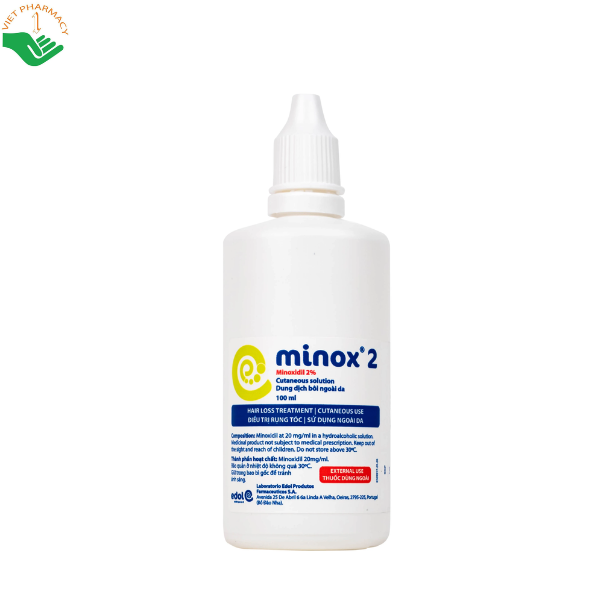 Thuốc điều trị rụng tóc Minox 20mg Edol kích thích mọc tóc và giảm rụng tóc (Chai 100ml)