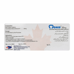 Thuốc điều trị tim mạch Monis 20mg Maple Pharmaceuticals (Hộp 2 vỉ x 10 viên)