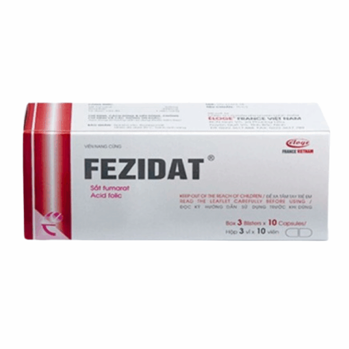 Thuốc điều trị thiếu máu Fezidat Eloge France (Hộp 30 viên)