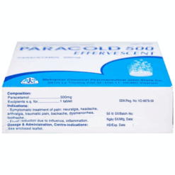 Thuốc giảm đau hạ sốt Paracold 500mg Mekophar (Hộp 16 viên)