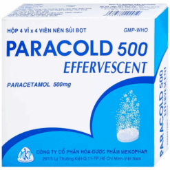 Thuốc giảm đau hạ sốt Paracold 500mg Mekophar (Hộp 16 viên)