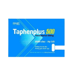 Thuốc giảm đau hạ sốt Taphenplus 500 Sao Kim (Hộp 10 vỉ x 10 viên)