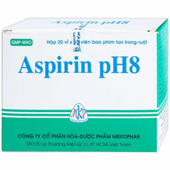 Thuốc giảm đau hạ sốt tim mạch Aspirine pH8 500mg 3M Sante (Hộp 50 viên)