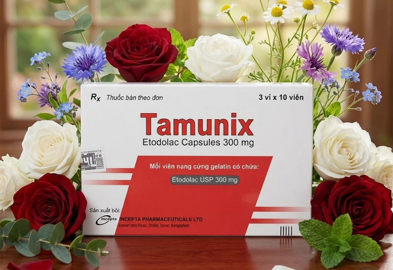 Thuốc giảm đau kháng viêm Tamunix Incepta (Hộp 3 vỉ x 10 viên)