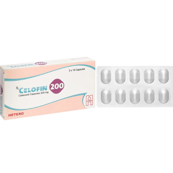 Thuốc giảm đau xương khớp Celofin 200 Hetero Drugs (Hộp 30 viên)