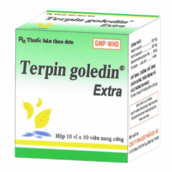 Thuốc ho long đờm Terpin Goledin extra USA - NIC (Hộp 10 vỉ x 10 viên)