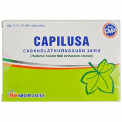 Thuốc ho thảo dược Capilusa Mediplantex (Hộp 3 vỉ x 10 viên)