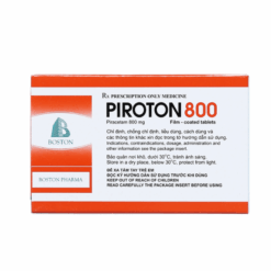 Thuốc hỗ trợ tuần hoàn não Piroton 800 Boston (Hộp 50 viên)