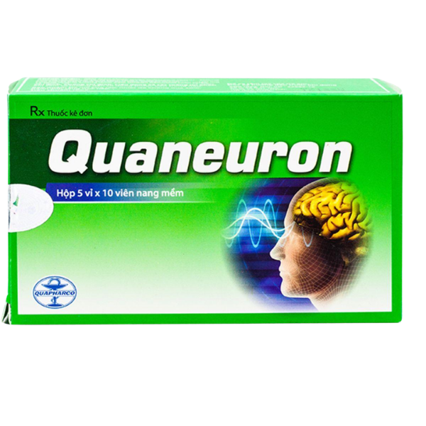 Thuốc hoạt huyết dưỡng não Quaneuron Hải Dương (Hộp 5 vỉ x 10 viên)