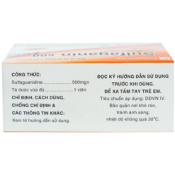 Thuốc kháng khuẩn đường ruột Sulfaguanidin 500mg Thanh Hóa (Lọ 250 viên)