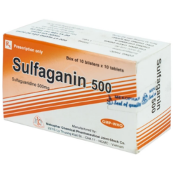 Thuốc kháng khuẩn đường ruột Sulfaguanidin 500mg Thanh Hóa (Lọ 250 viên)