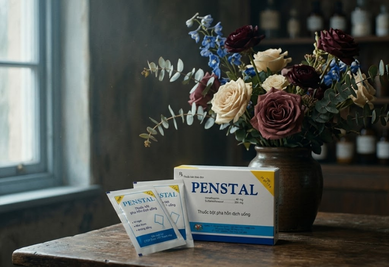 Thuốc kháng khuẩn Penstal Thanh Hóa (Hộp 24 gói x 1.5g)